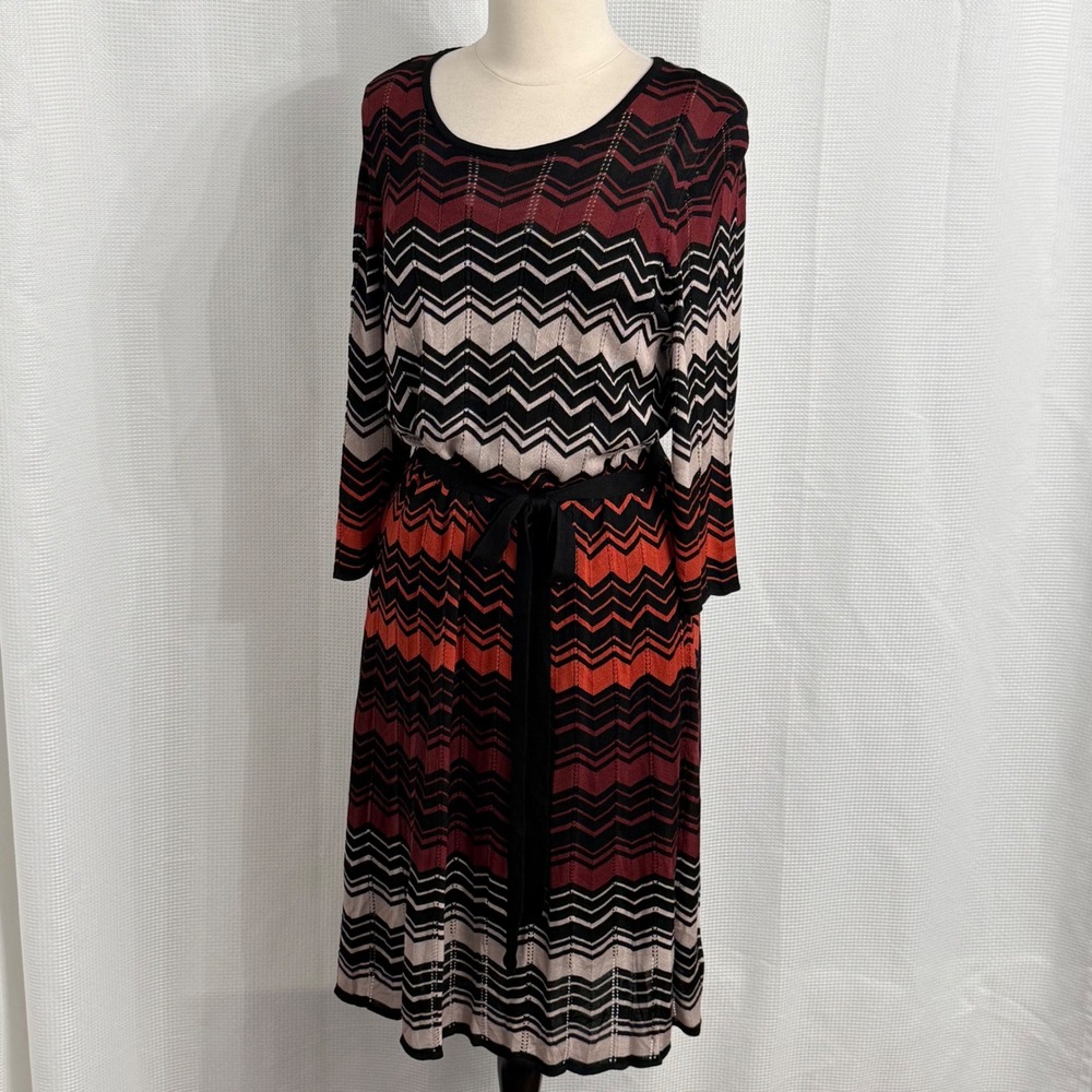Christopher & Banks (CJ Banks) Women's Long Sleeve Sweater Dress